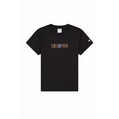 Women’s Short Sleeve T-Shirt Champion 116524-KK001 Black (S)