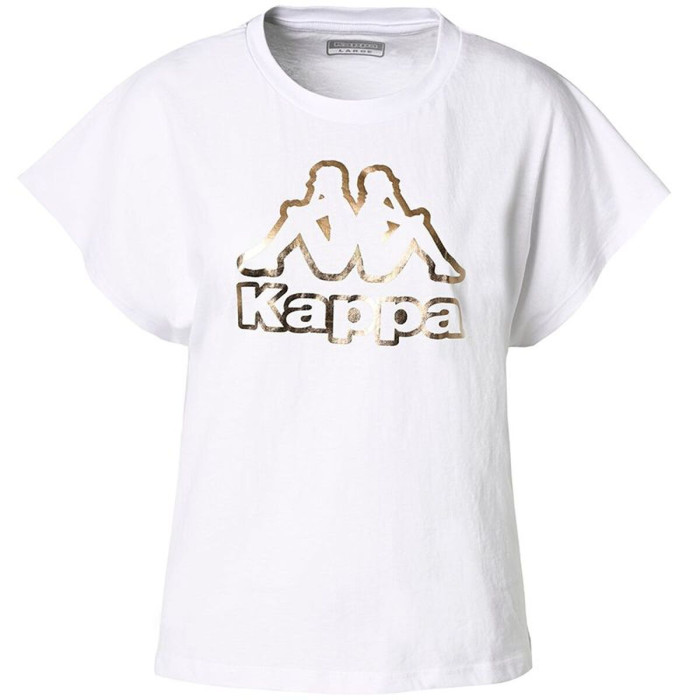 Women’s Short Sleeve T-Shirt Kappa 34151UW-001 White (XS)
