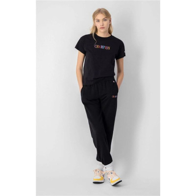 Women’s Short Sleeve T-Shirt Champion 116524-KK001 Black (S)