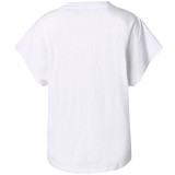 Women’s Short Sleeve T-Shirt Kappa 34151UW-001 White (XS)