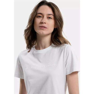 Women’s Short Sleeve T-Shirt Champion 114911-WW006 White (M)