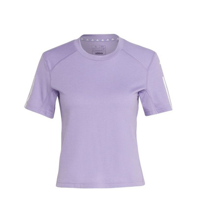 Women’s Short Sleeve T-Shirt Adidas HR7845 Plum (XS)