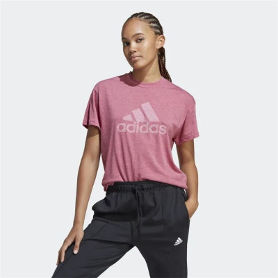 Women’s Short Sleeve T-Shirt Adidas IC0503 Light Pink (M)