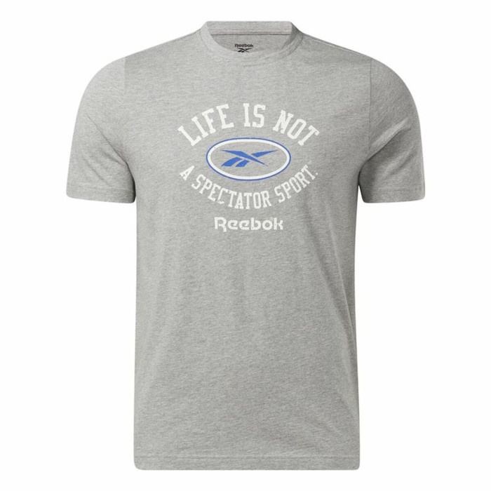Short-sleeve Sports T-shirt Reebok GS Not Spectator Grey