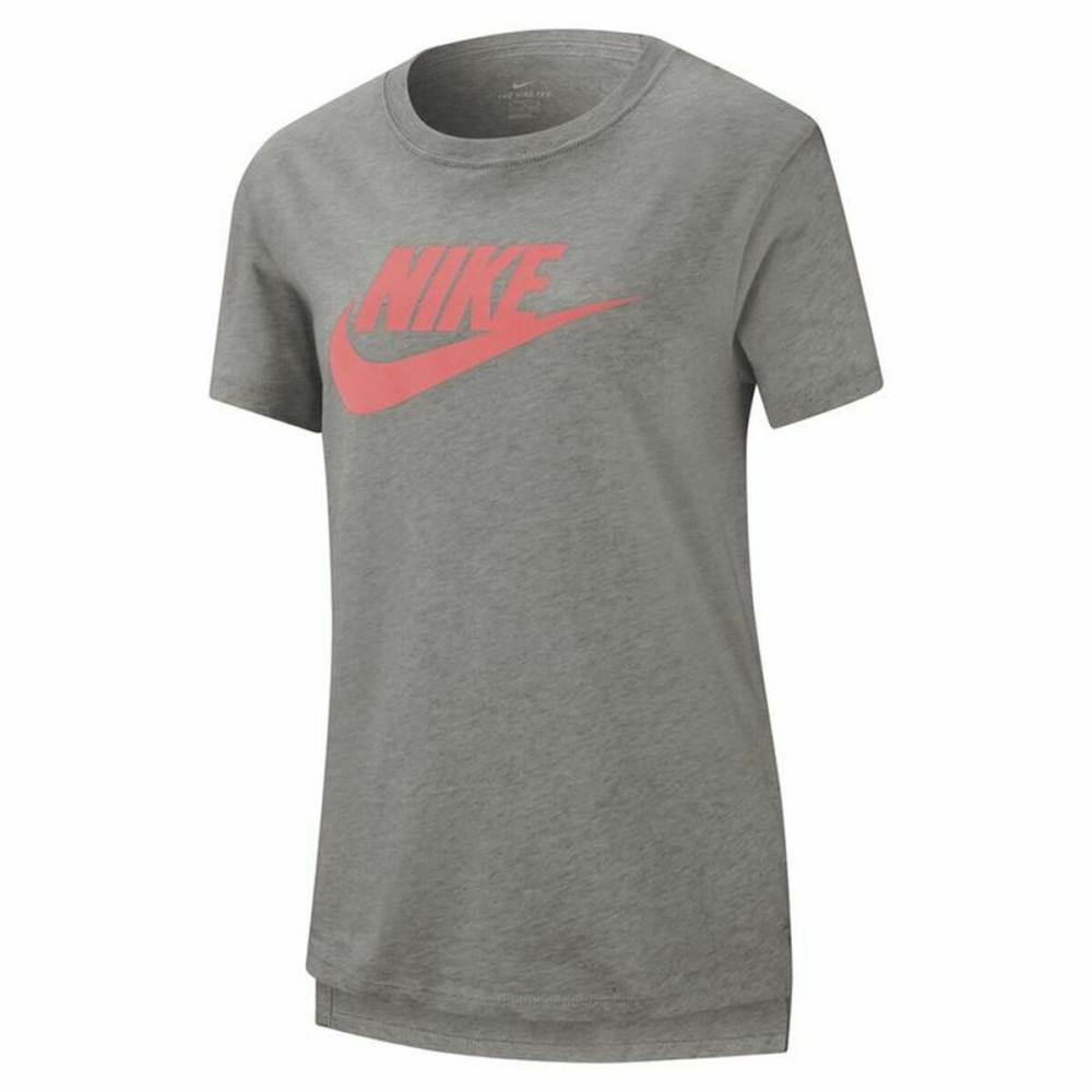 Child's Short Sleeve T-Shirt Nike Sportswear Grey