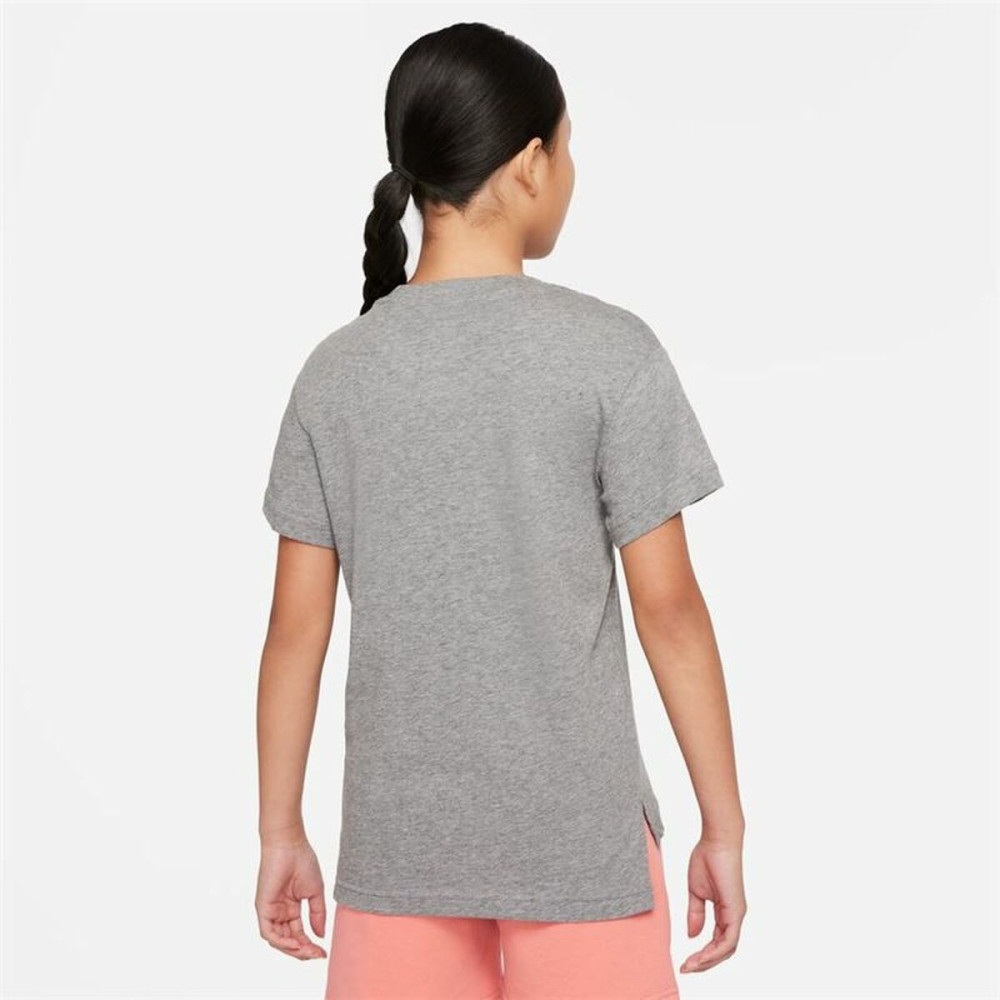 Child's Short Sleeve T-Shirt Nike Sportswear Grey