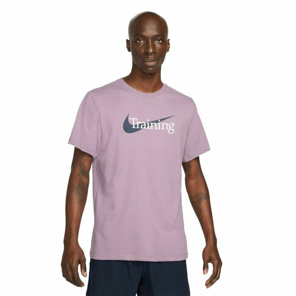 Men’s Short Sleeve T-Shirt Nike Dri-Fit Plum