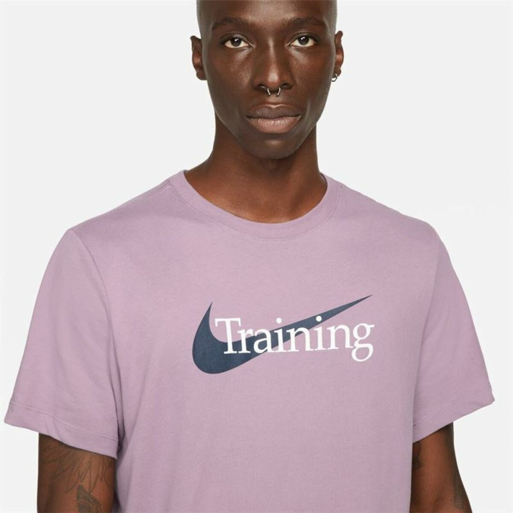Men’s Short Sleeve T-Shirt Nike Dri-Fit Plum