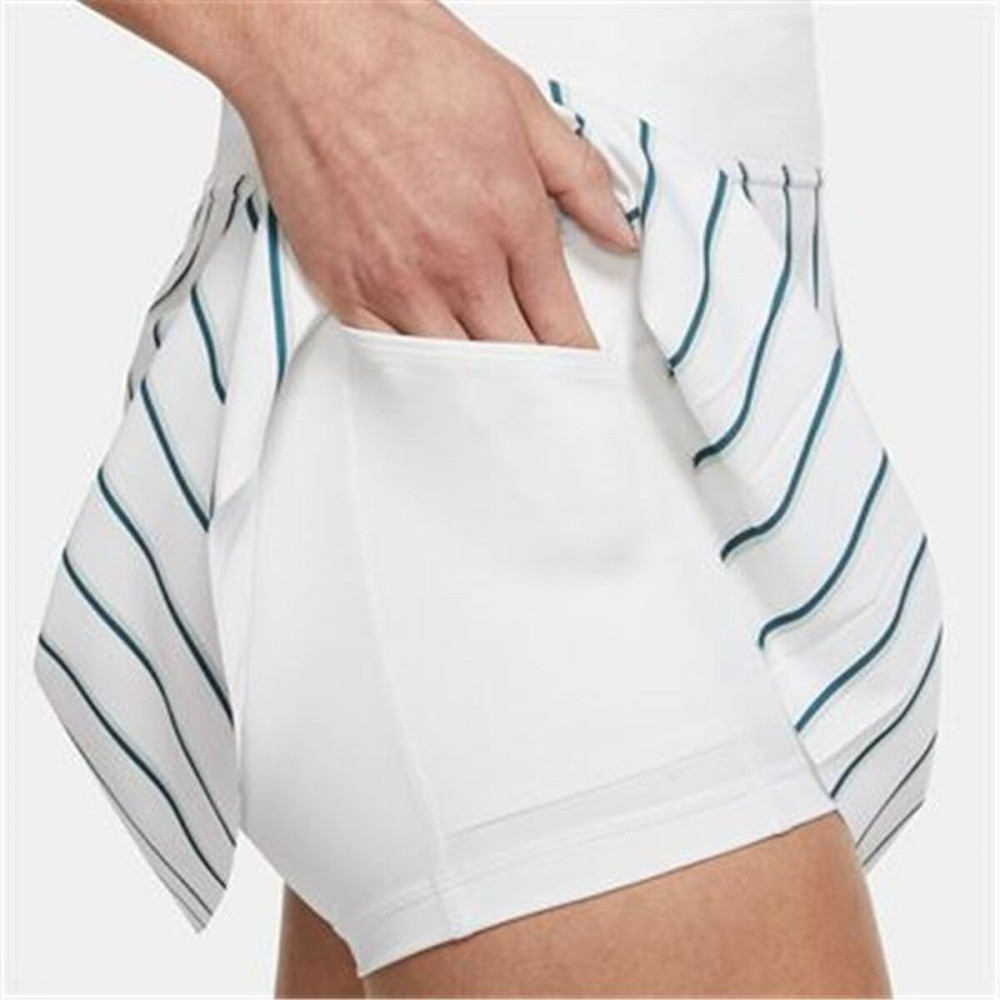 Tennis skirt Nike Winter Stripe Stripes White