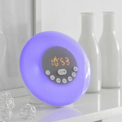 Rechargeable Sunrise Alarm Clock with Speaker InnovaGoods (Refurbished B)
