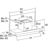 Kitchen extractor Cata ARMONIA45X