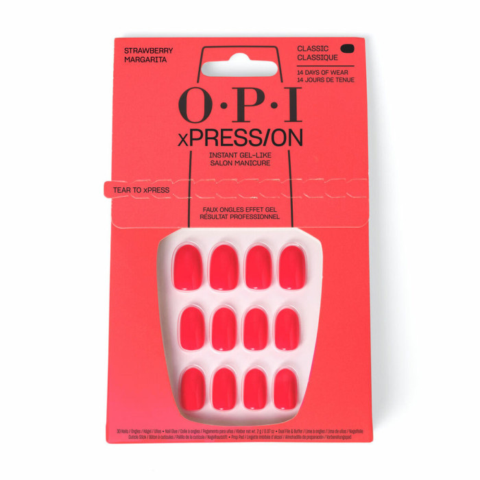 False nails Opi Strawberry Margarita Strawberry margarita 30 Pieces