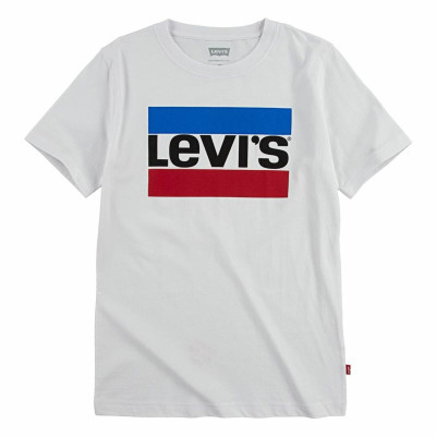 Child's Short Sleeve T-Shirt Levi's 9E8568-001 White