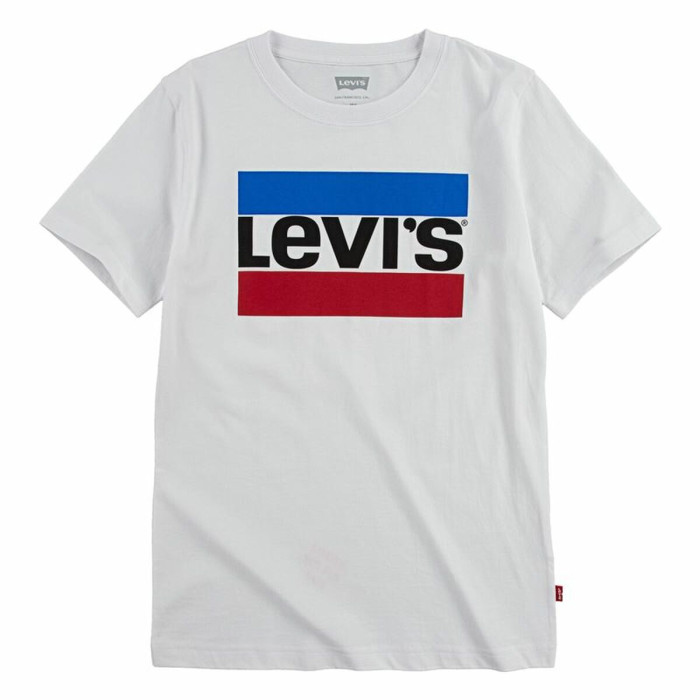Child's Short Sleeve T-Shirt Levi's 9E8568-001 White