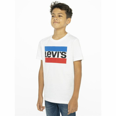 Child's Short Sleeve T-Shirt Levi's 9E8568-001 White