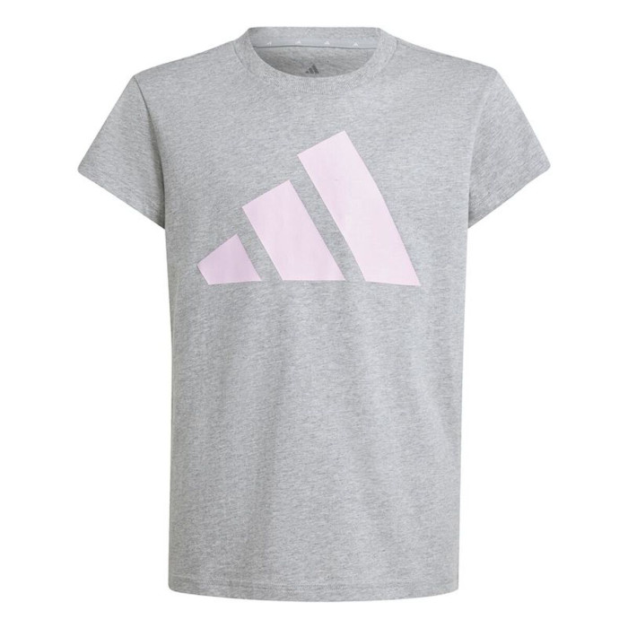 Child's Short Sleeve T-Shirt Adidas JC9626 Light grey