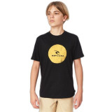 Child's Short Sleeve T-Shirt Rip Curl KTEZF4-90 Black