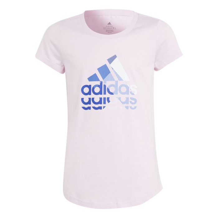 Child's Short Sleeve T-Shirt Adidas IB9147 Pink