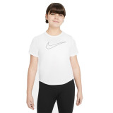 Child's Short Sleeve T-Shirt Nike DD7639-100 White