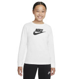 Child's Short Sleeve T-Shirt Nike CZ1260-100 White