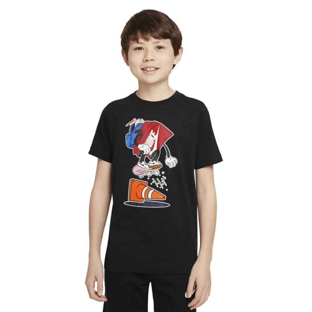 Child's Short Sleeve T-Shirt Nike DR9724-010