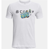 Child's Short Sleeve T-Shirt Under Armour 1374219-100 White