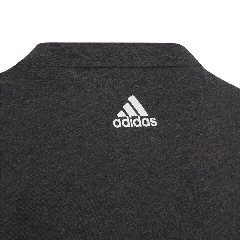 Child's Short Sleeve T-Shirt Adidas HG8856 Black