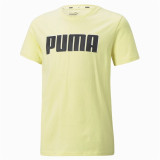Child's Short Sleeve T-Shirt Puma 585887 40 Yellow