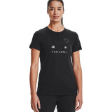 Women’s Short Sleeve T-Shirt Under Armour 1356305-002 Black (XL)