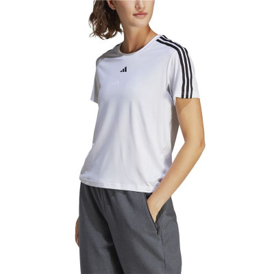 Women’s Short Sleeve T-Shirt Adidas IC5040 White (S)