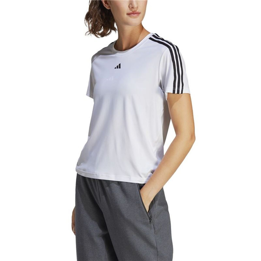 Women’s Short Sleeve T-Shirt Adidas IC5040 White (S)