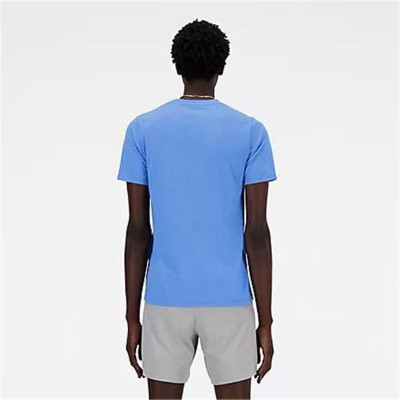 Men’s Short Sleeve T-Shirt New Balance MT41070_BIA Indigo (L)