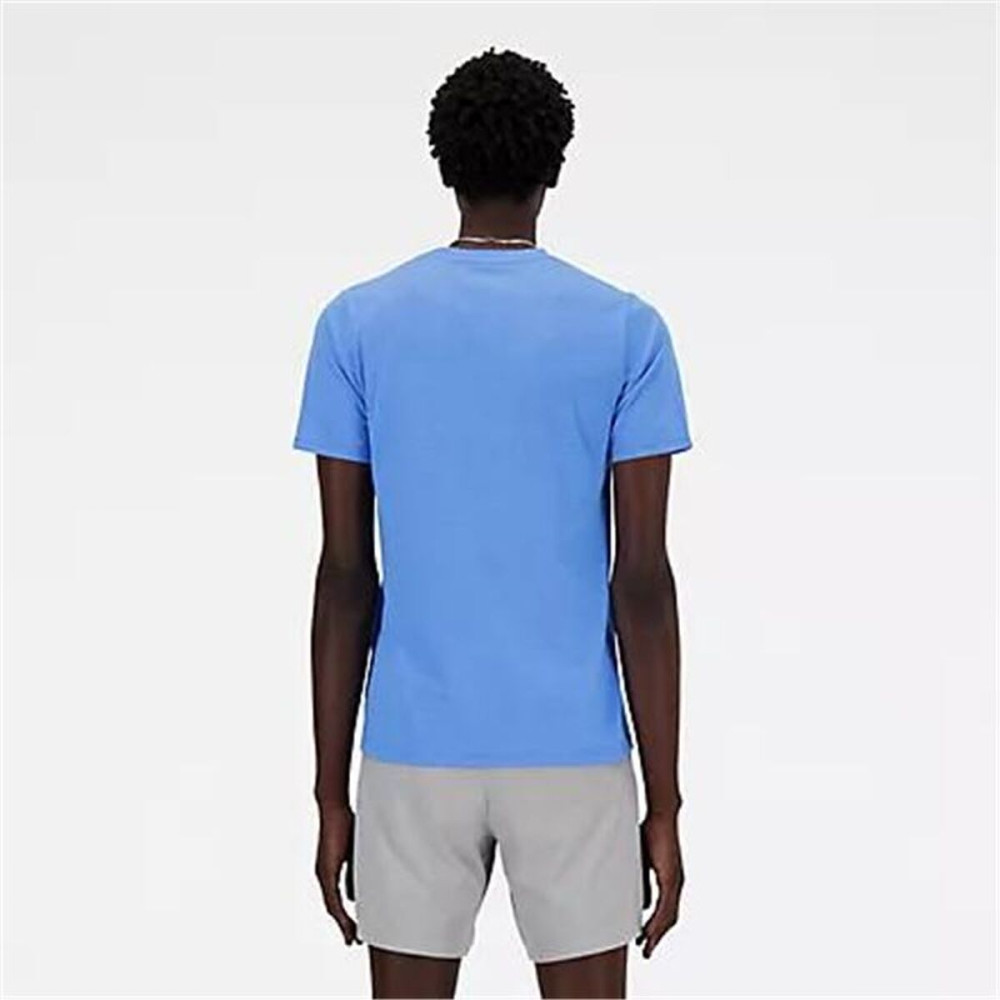 Men’s Short Sleeve T-Shirt New Balance MT41070_BIA Indigo (L)