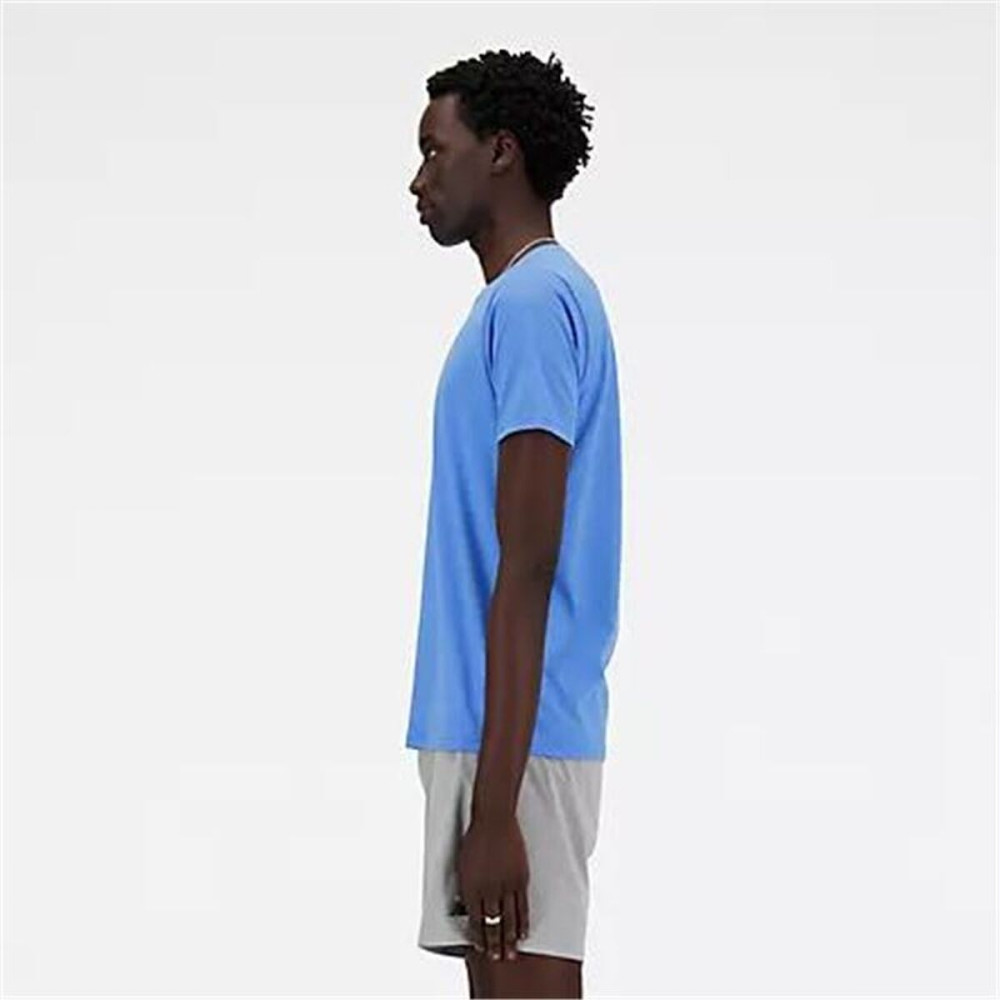 Men’s Short Sleeve T-Shirt New Balance MT41070_BIA Indigo (L)