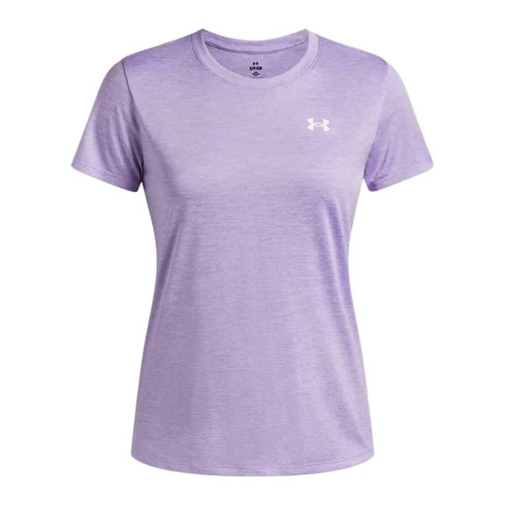 Women’s Short Sleeve T-Shirt Under Armour 1384230-538 Plum (XL)