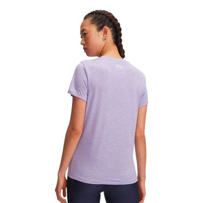 Women’s Short Sleeve T-Shirt Under Armour 1384230-538 Plum (XL)