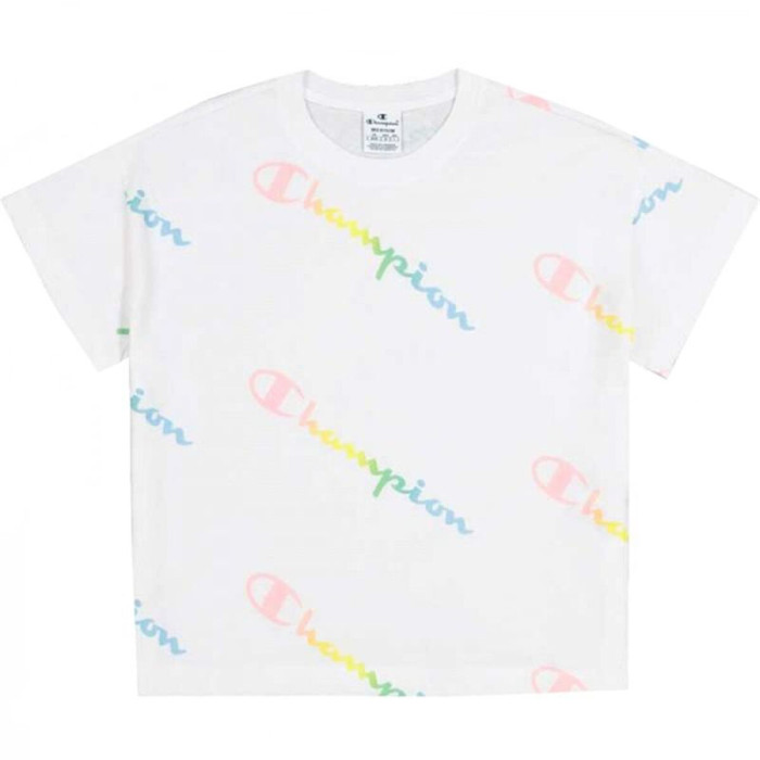 Women’s Short Sleeve T-Shirt Champion 114092-WL001 White (L)