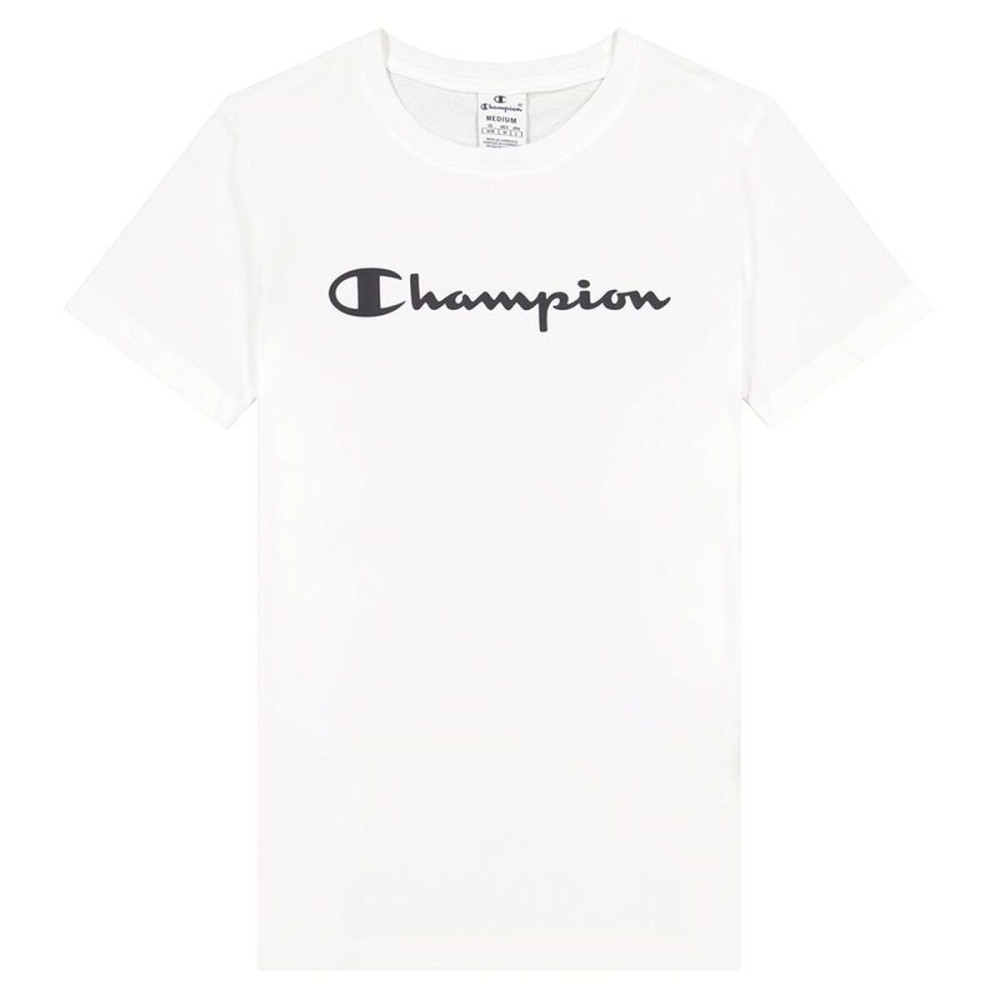 Women’s Short Sleeve T-Shirt Champion 114911-WW001 White (M)