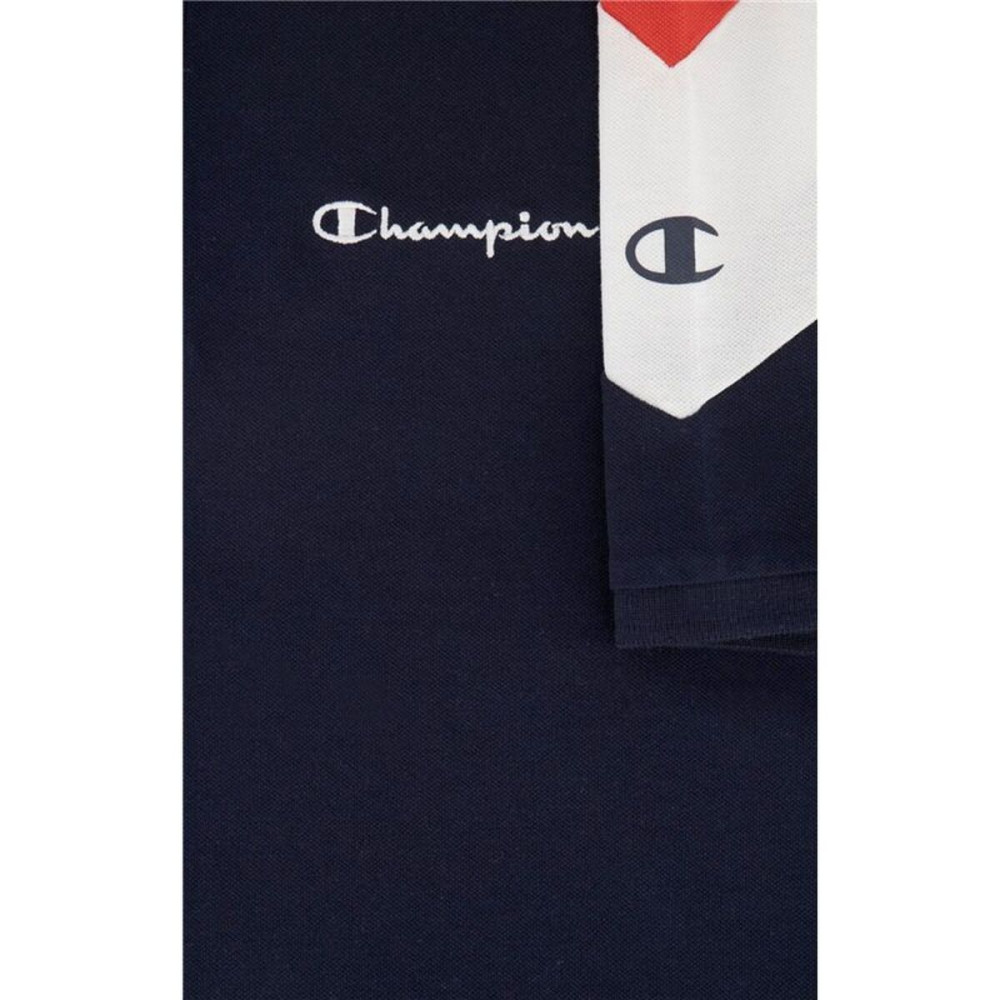 Men’s Short Sleeve T-Shirt Champion 217539-BS007 Navy Blue (L)