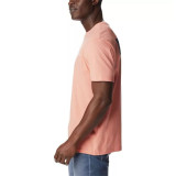Men’s Short Sleeve T-Shirt Columbia 1834041879 Salmon (XS)