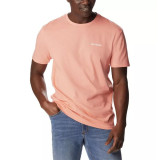 Men’s Short Sleeve T-Shirt Columbia 1834041879 Salmon (XS)
