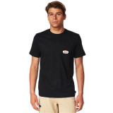 Men’s Short Sleeve T-Shirt Rip Curl CTEVA5-90 Black (S)