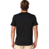 Men’s Short Sleeve T-Shirt Rip Curl CTEVA5-90 Black (S)