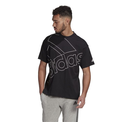 Men’s Short Sleeve T-Shirt Adidas GK9422 Black (M)