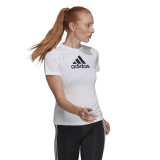 Women’s Short Sleeve T-Shirt Adidas GL3821 White (XS)
