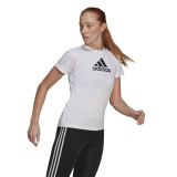 Women’s Short Sleeve T-Shirt Adidas GL3821 White (XS)