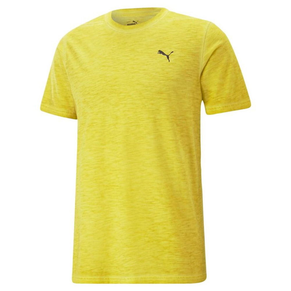 Men’s Short Sleeve T-Shirt Puma 523202 41 Yellow (L)