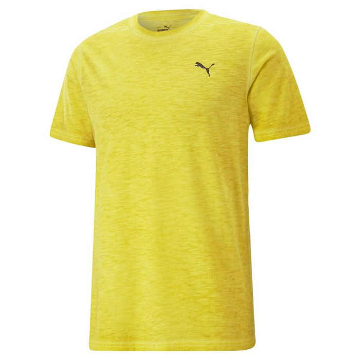 Men’s Short Sleeve T-Shirt Puma 523202 41 Yellow (L)