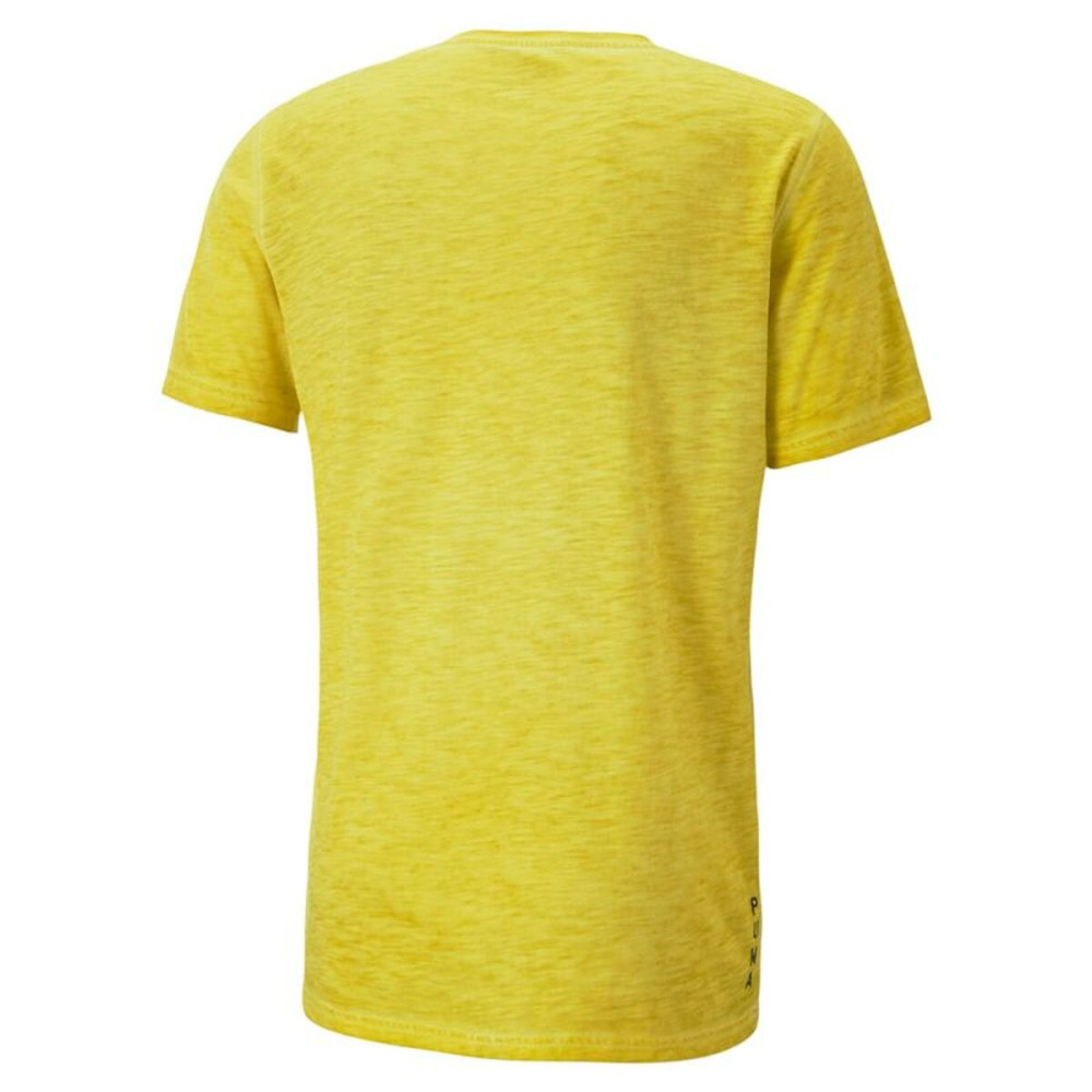 Men’s Short Sleeve T-Shirt Puma 523202 41 Yellow (L)