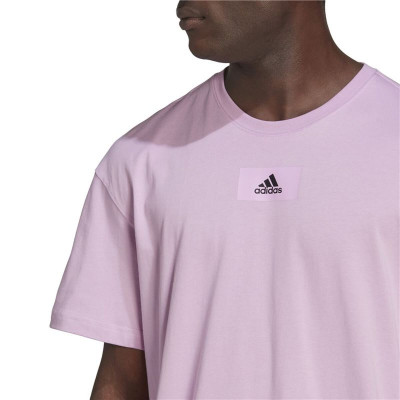 Men’s Short Sleeve T-Shirt Adidas HK2859 Lavendar (S)